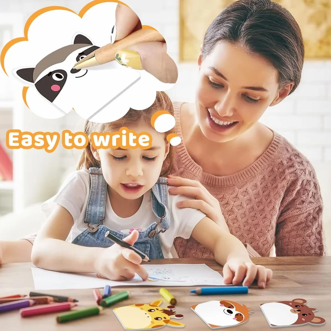 24 Pezzi Blocchetti Memo Adesivi 720 Fogli Gadget Compleanno Bambini Mini Note Adesive