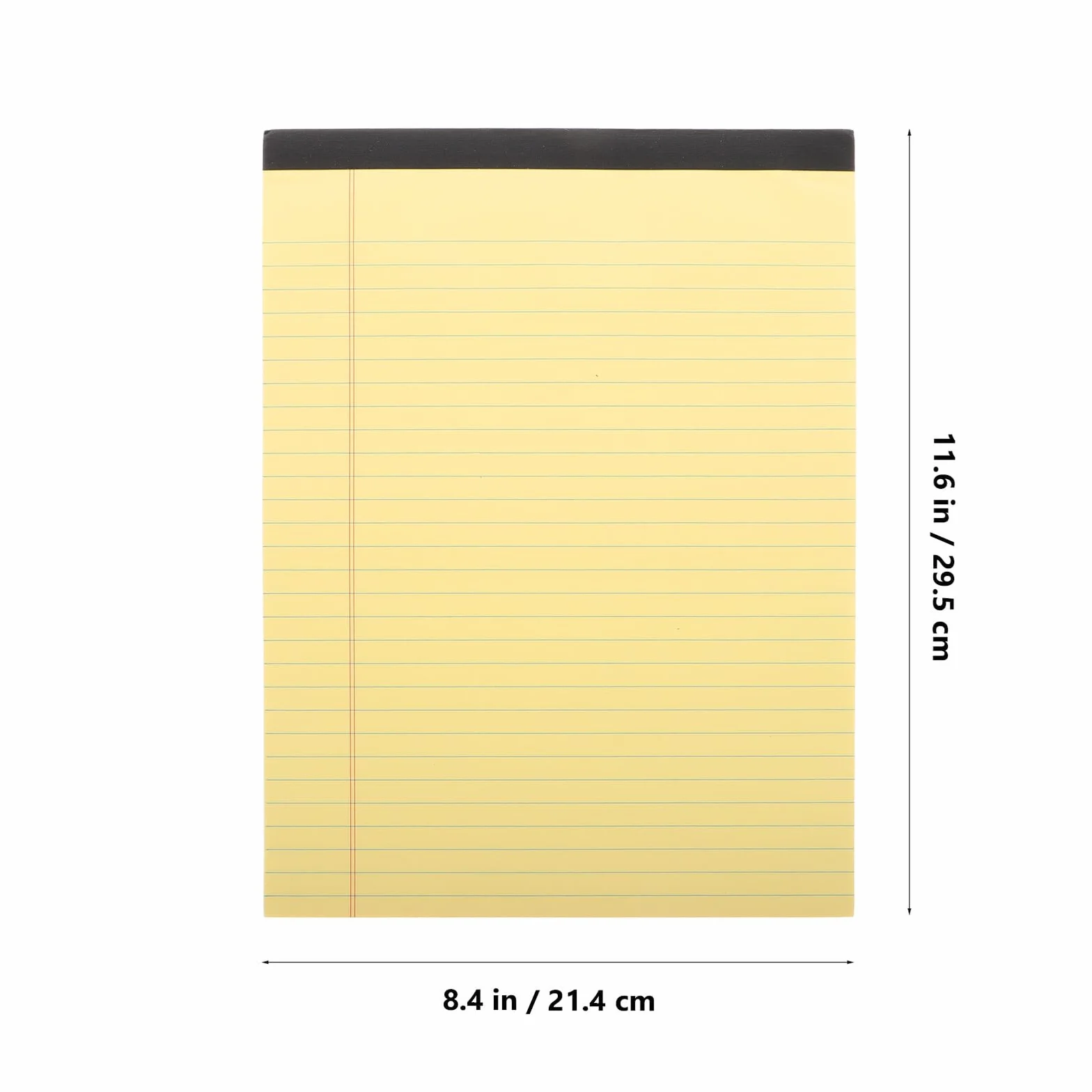 ABOOFAN Quaderno a Righe A4 Giallo 6 Pezzi Con Pagine Strappabili, Blocco Note Per Appunti Lavoro e Scuola, Quaderno Di Riunioni Con Sezioni Per Organizzazione Professionale