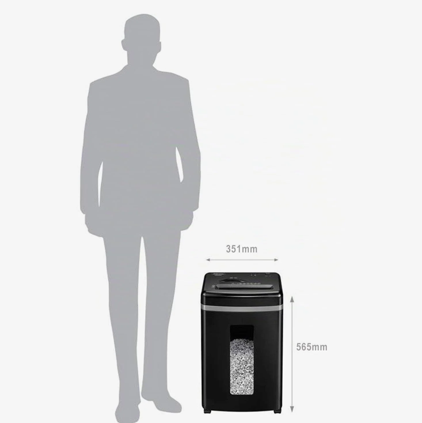 Fellowes 4074101 Distruggidocumenti 450M, a Micro-Frammento, 9 Fogli