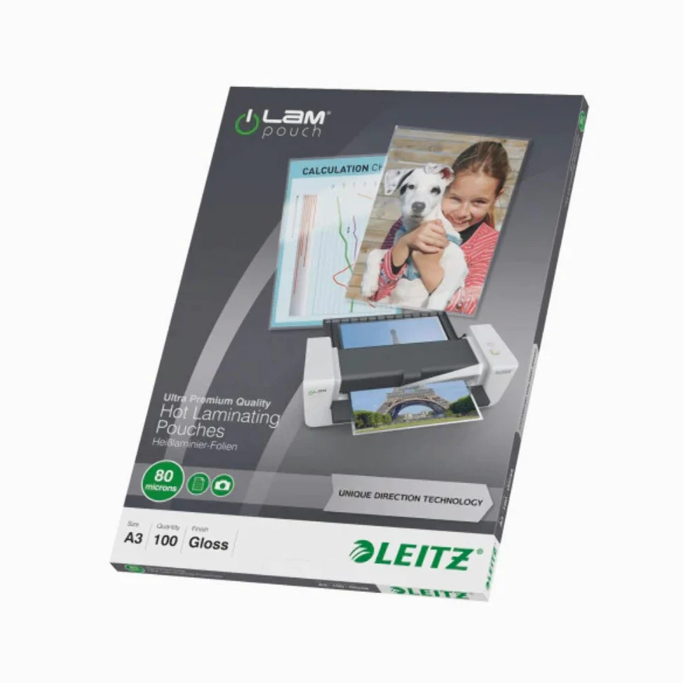 Leitz iLAM - Buste per plastificazione UDT A3, 160 micron, confezione da 100