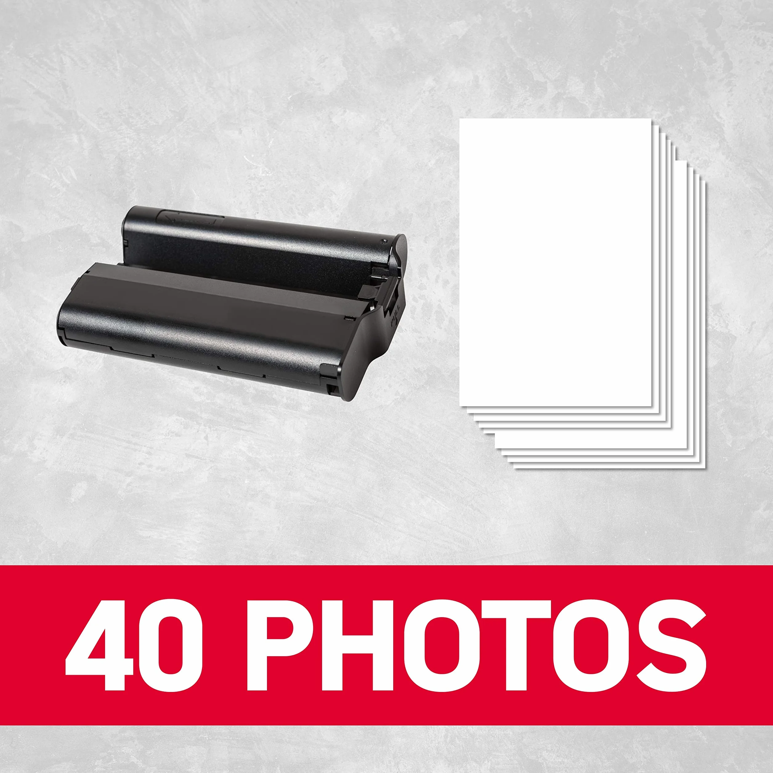 AGFA Photo Cartuccia e carta 40 foto 10x15 cm compatibile Realipix Moments Kodak PD450 PD480 PD450WIFI