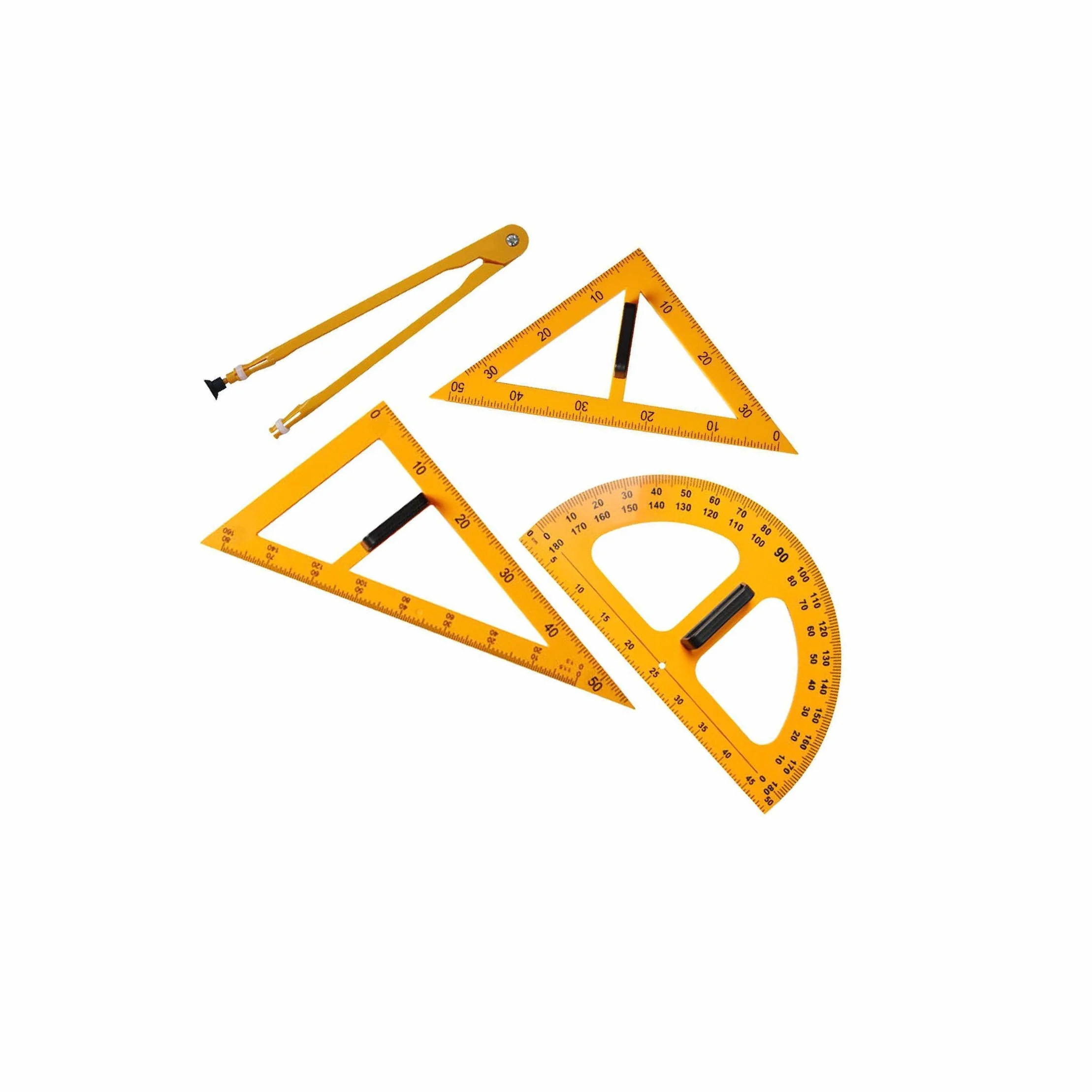 Attrezzatura per matematica e geometria, righello, disegno numerico di grandi dimensioni, ausilio didattico per l'ingegneria, materiale scolastico