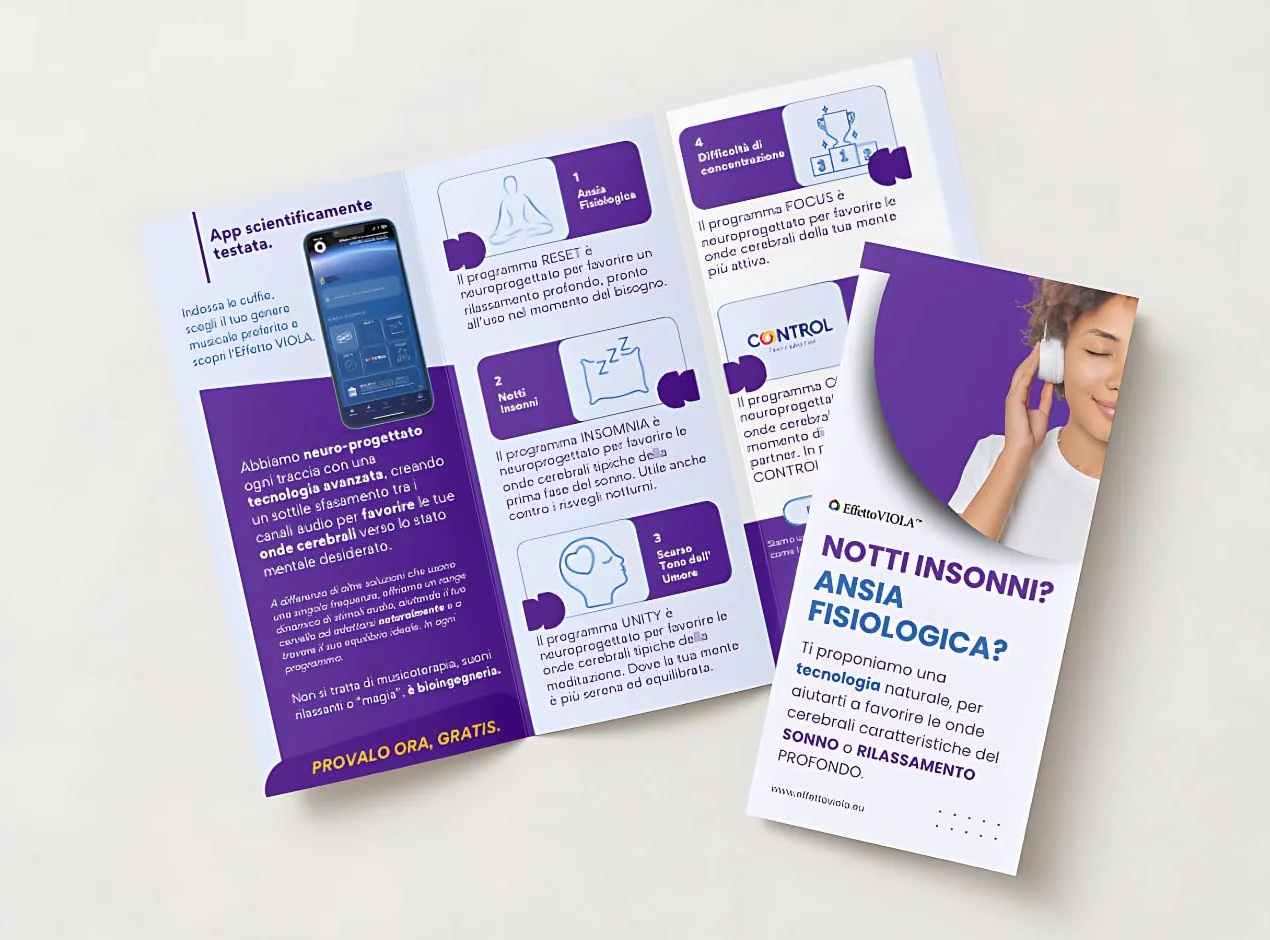 Effetto VIOLA brochure per affiliati