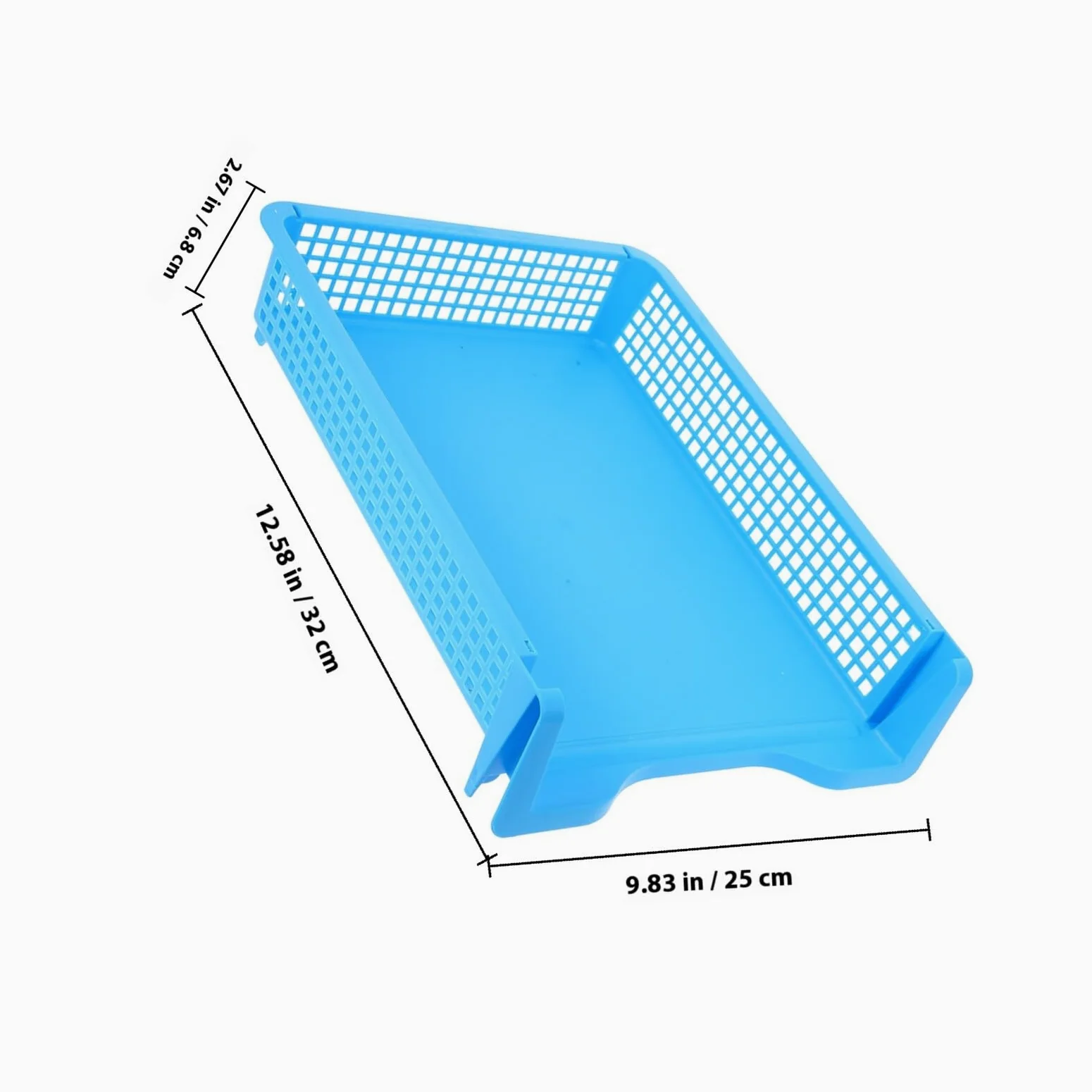 GALPADA Vassoi Portaoggetti Impilabili Organizer Documenti Design Moderno ed Elegante in Plastica Set 3 Pezzi per Organizzare Fogli e Quaderni per Scrivania Ufficio o Casa