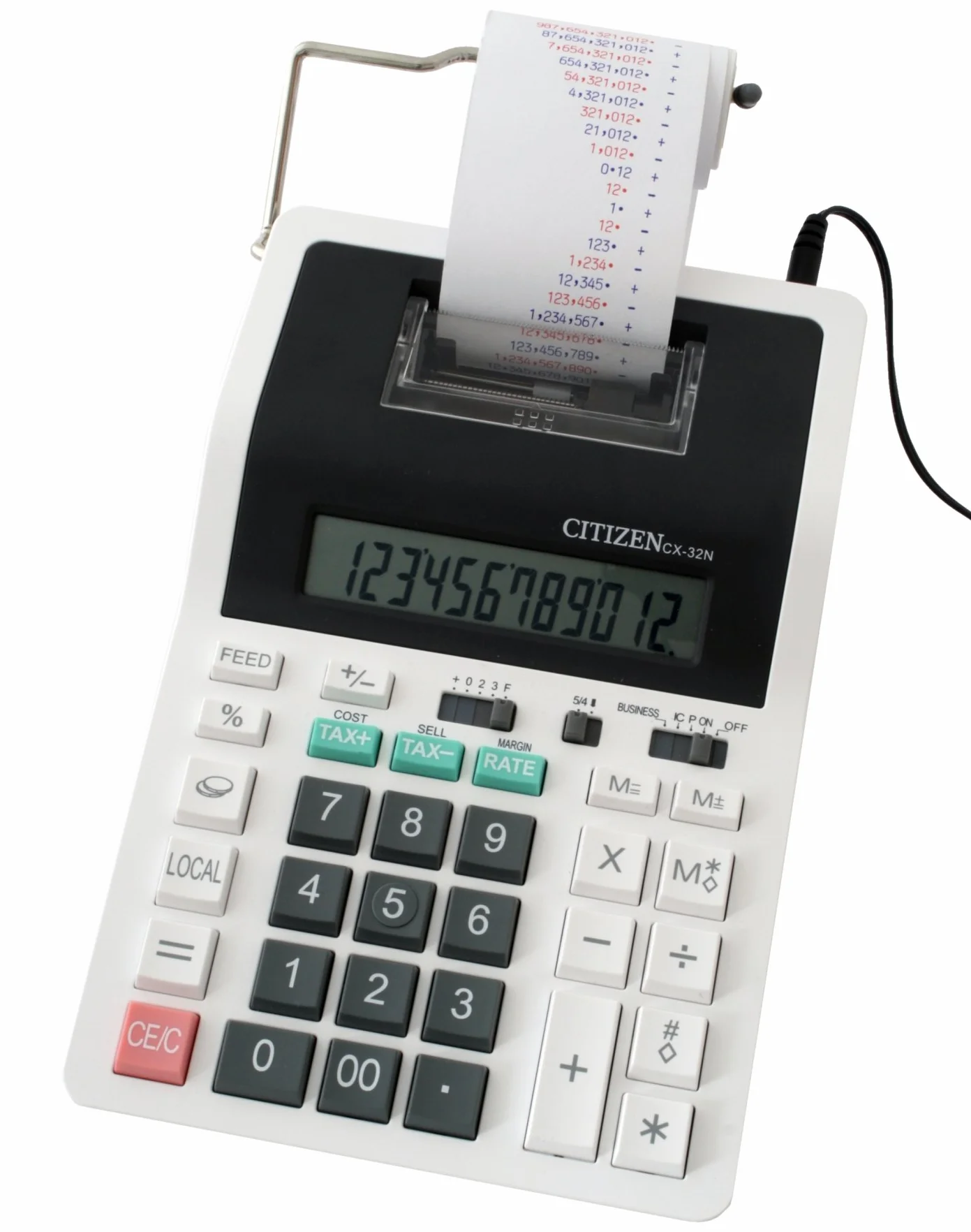 Citizen Z000025 Calcolatrice Scrivente, Bianco