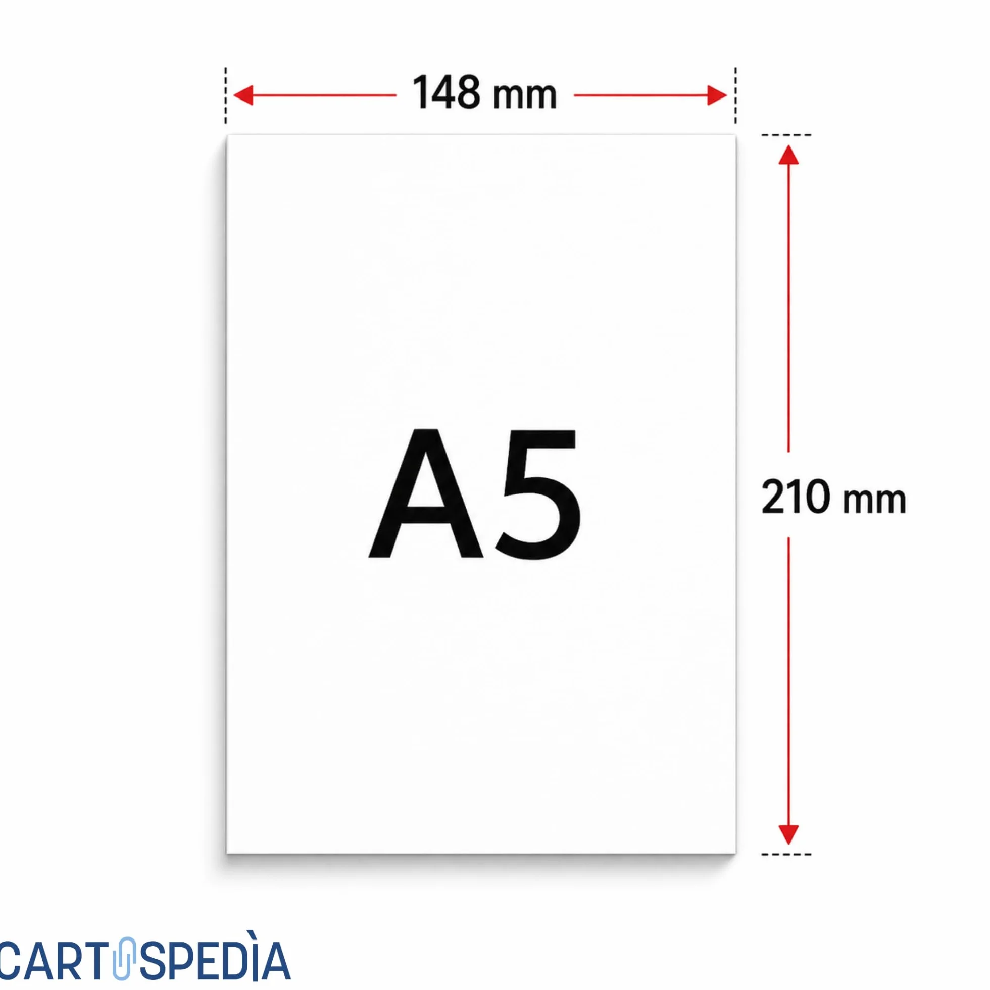 Carta Stampante A5 80 g/m² 500 Fogli Risme - TOTALE 2000 Fogli 14,8 x 21 cm per Farmacia e Ricette Mediche