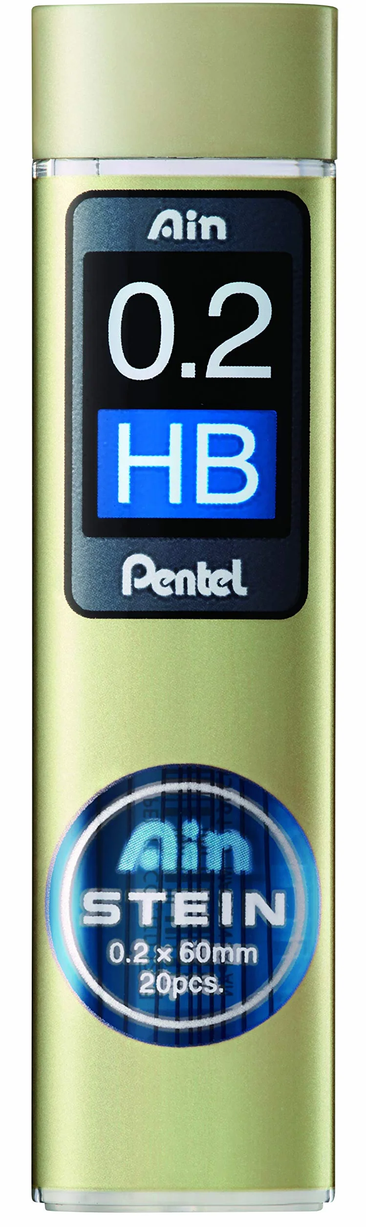 Pentel C272W-HB AIN STEIN Mina fine per portamine, 20 mine