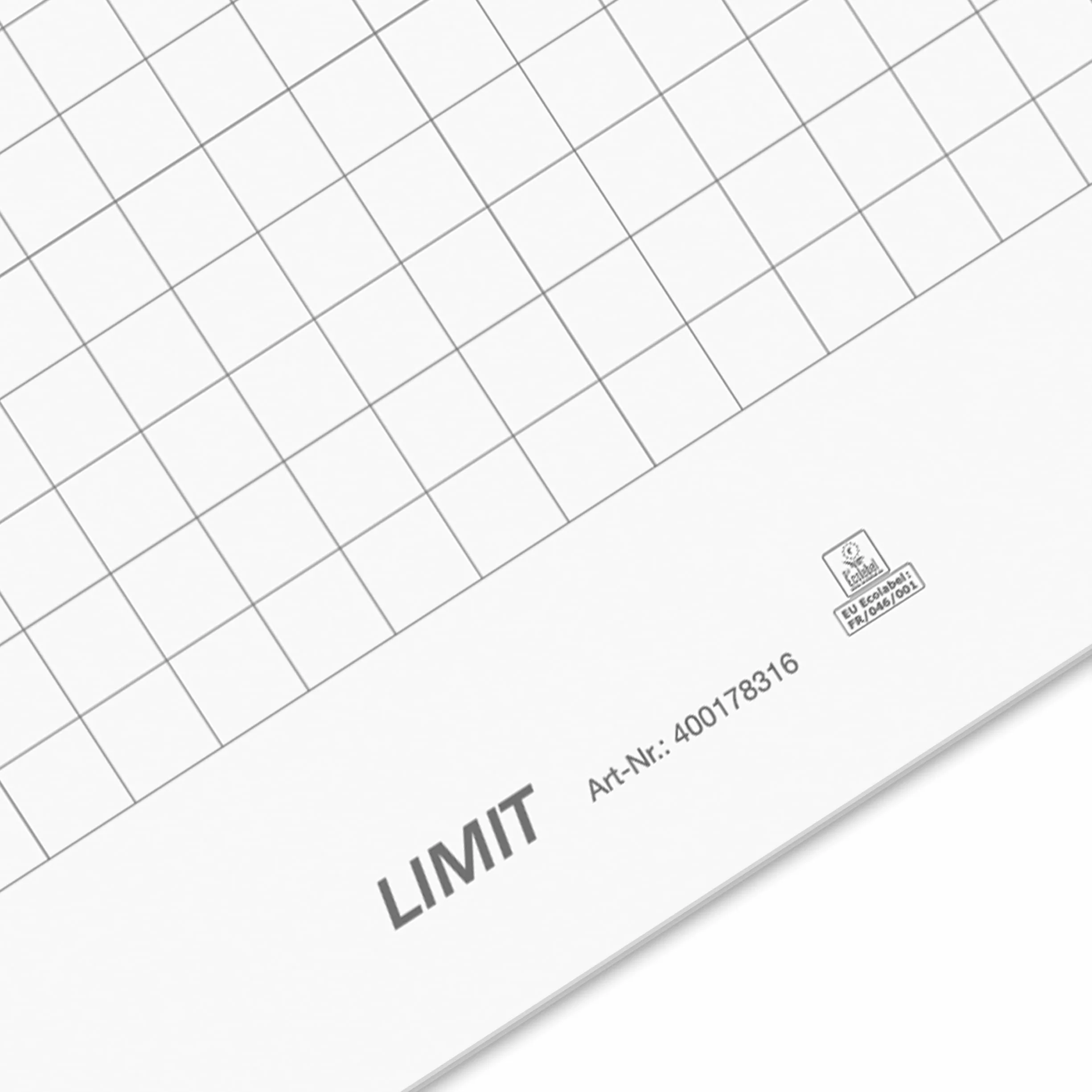 Limit Flipchart - Carta a quadretti, 20 fogli per blocco, 70 g/m², 5 pezzi