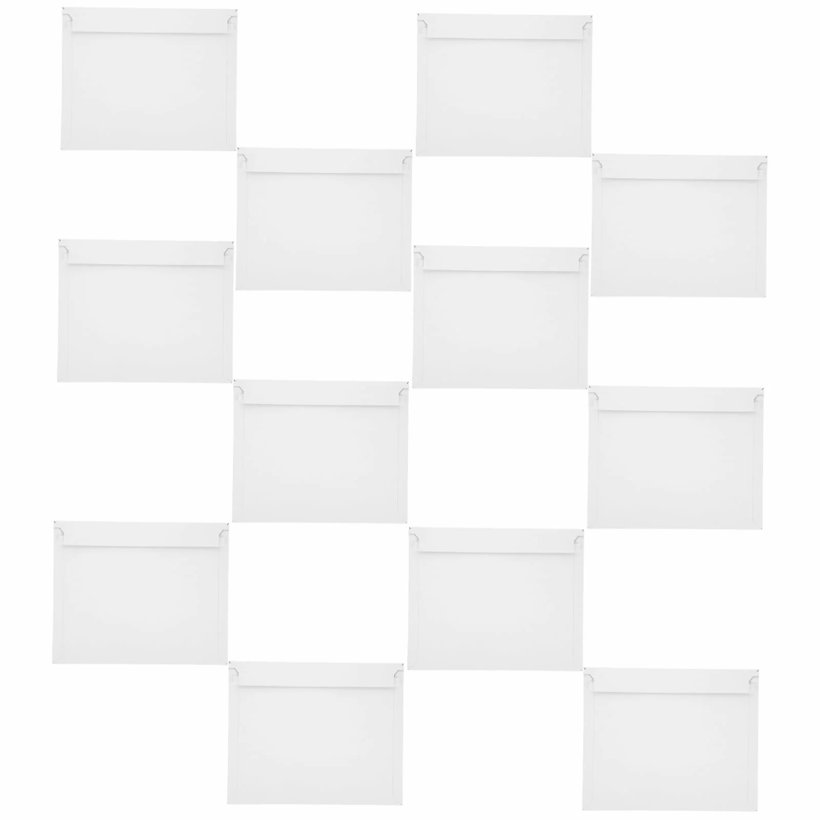 VILLCASE 20pezzi Buste Postali Autosigillanti in Cartone Bianco Impermeabili e Resistenti Per Documenti Foto Cd e Piccoli Oggetti Confezione Unità Per Spedizioni