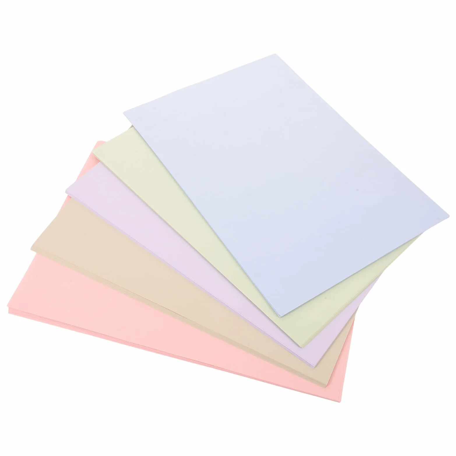 FOMIYES Carta Colorata Tonalità Morbide A4 80g 200 Fogli Misti per Fotocopie Fronte-Retro Compatibile Stampanti per Ufficio Origami e Progetti Creativi