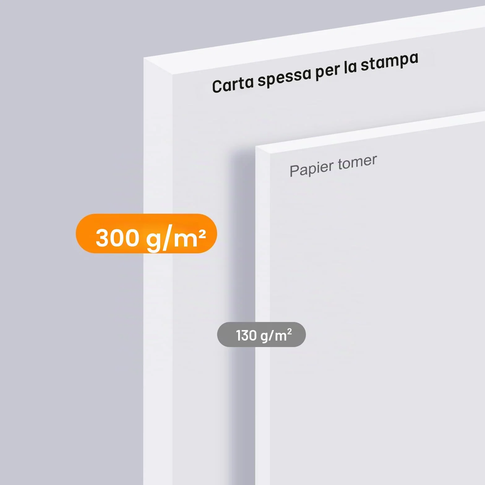 Cartone A4 300 g/m² 50 Fogli Carta Spessa Bianca per Stampanti
