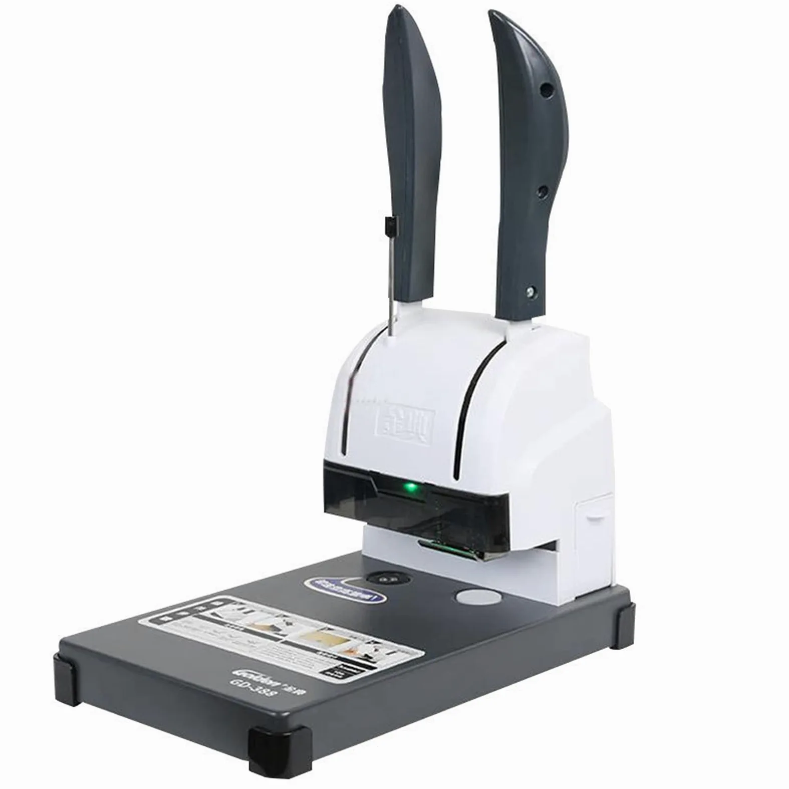 Accessori per Ufficio, rilegatrice per carichi Pesanti Rilegatrice Bianca Pettini Buono finanziario Manuale Rilegatrice Veloce Rilegatrice Manuale Punzonatrice (Color : White, Size