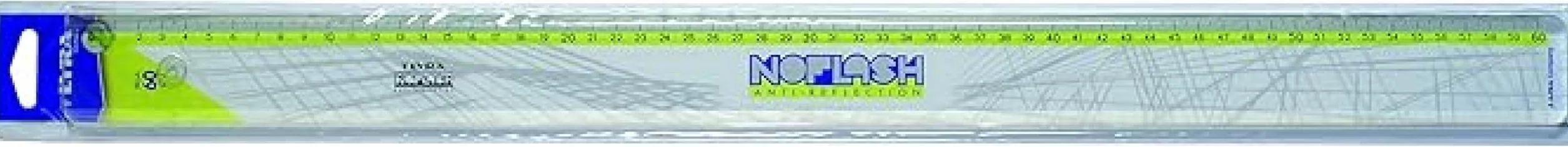 Lyra Noflash N14500 Righello in busta PVC 60 cm
