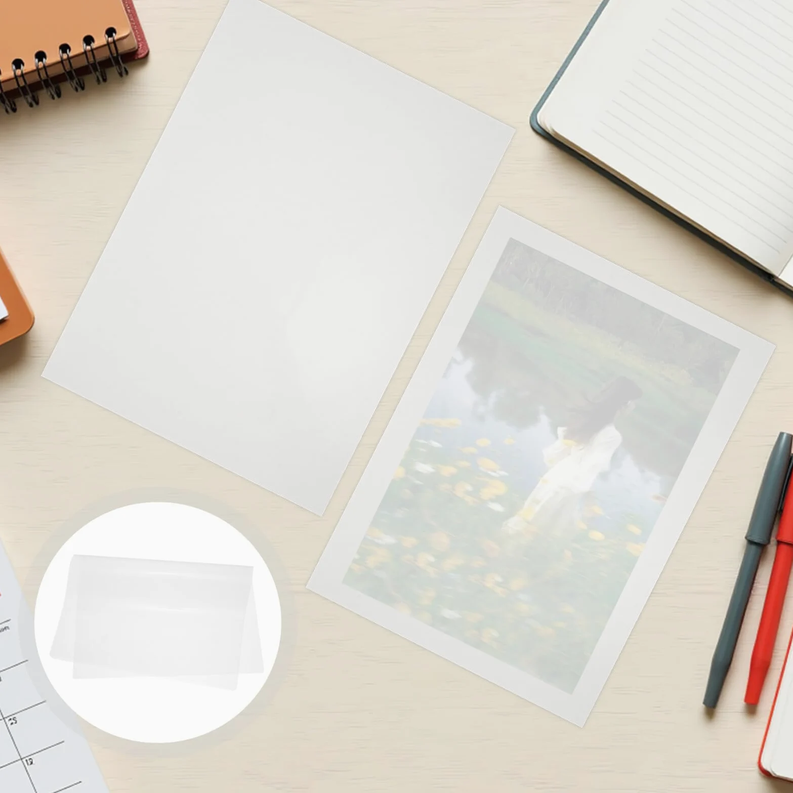 100 Fogli Pellicola per Laminazione Termica A4 5 Mil Buste per Plastificazione Documenti e Foto Protezione Trasparente per Badge Certificati e Carte Ufficio Scuola