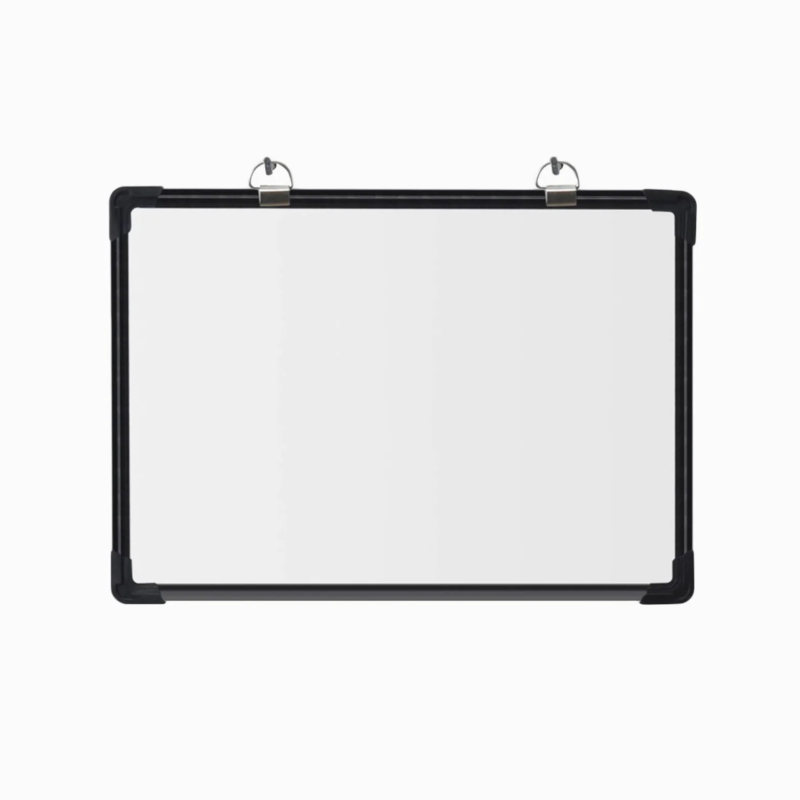 Lavagna magnetica per montaggio a parete, cancellabile a secco su un solo lato, telaio in lega di alluminio nera, per promemoria domestico, messaggio, ufficio da disegno per bambini (Nero 50X70CM)