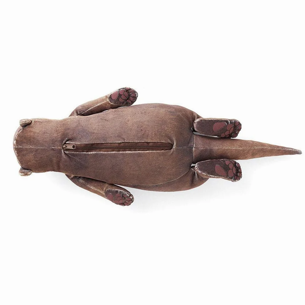 40cm Bambola Di Lontra Carina, Poggiapolsi Mouse, Astuccio Portapenne, Supporto da Polso da Tavolo per Tastiera di Computer Laptop