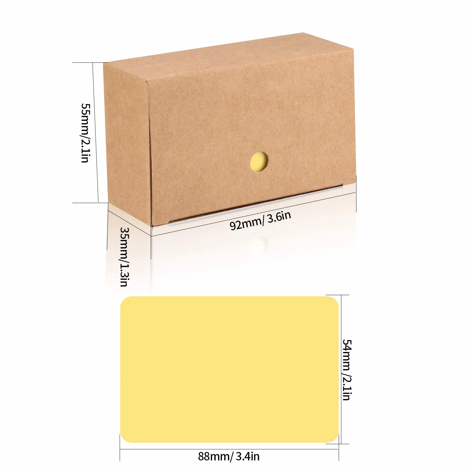 PzKraft Paper Biglietti da Visita Bianco Cartolina Carte Fai-da-Te Rosa Verde Giallo Blu 400 Pz