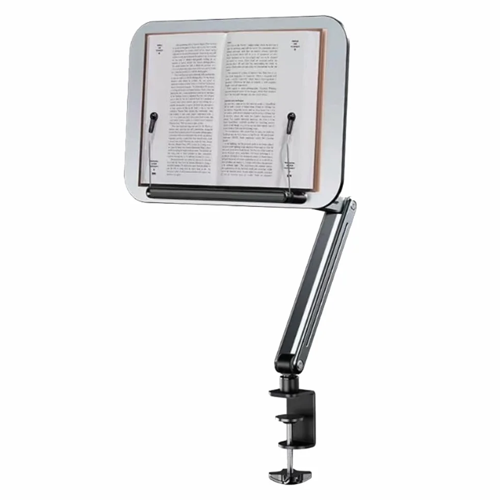 Osmond Leggio da Tavolo con Morsetto Regolabile per Libri, Ricette, Laptop e Tablet