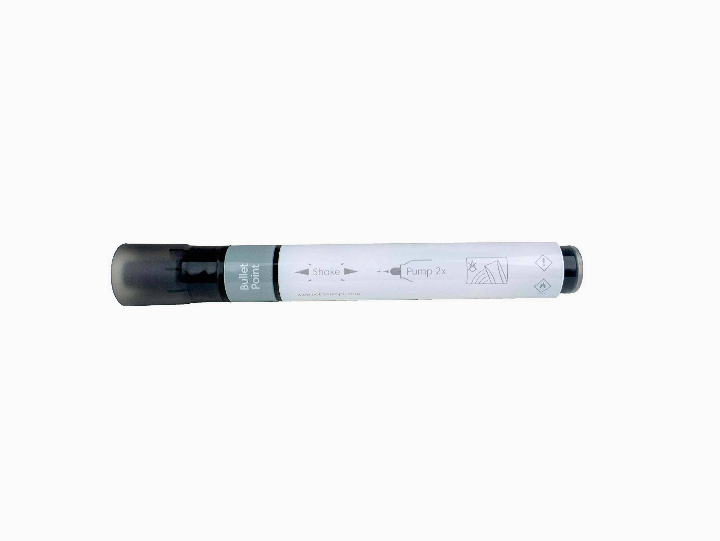 Nobo Pennarelli per Lavagna Bianca a Inchiostro Liquido Cancellabili a Secco, Punta Tonda Larga 3 mm, Confezione da 10, Nero, 1915377