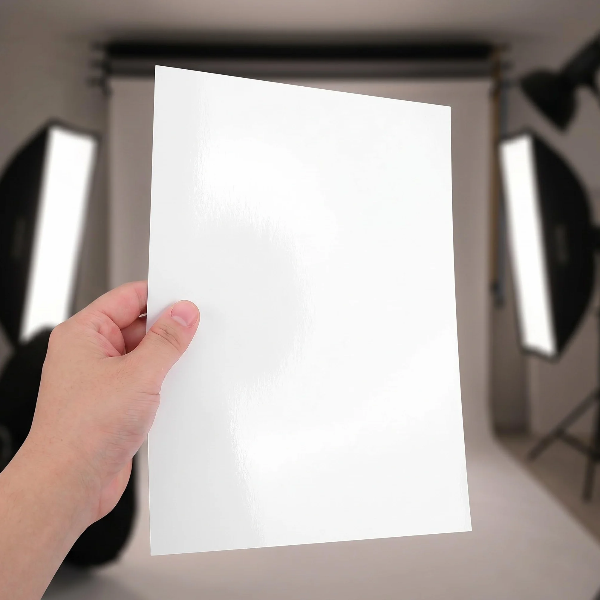 Veemoon 100 fogli di carta fotografica lucida fronte-retro - 120 g/m² A4 e A3 per stampanti a getto d'inchiostro con inchiostri a base di coloranti - Ideale per biglietti d'auguri, poster,