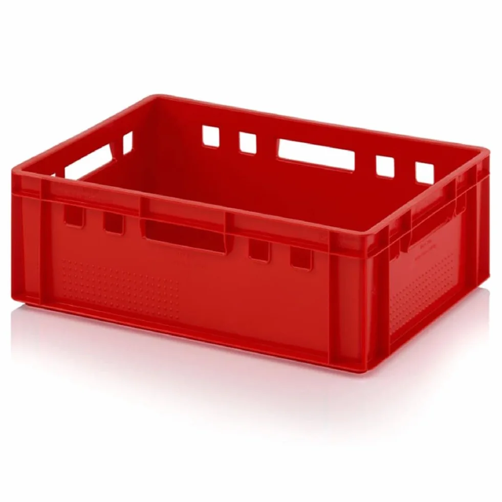 Cassetta in plastica HDPE per carne 40 Lt 600x400x200 mm omologata DIN 55423