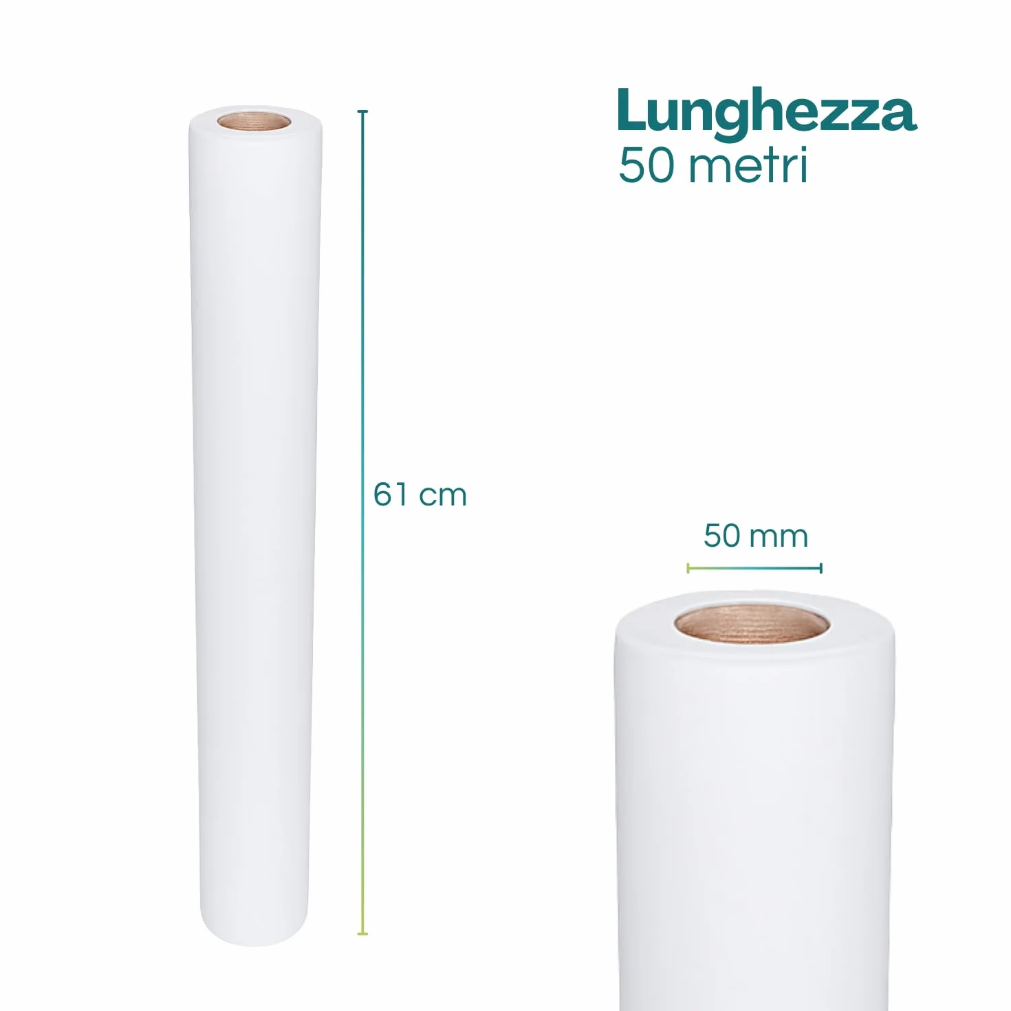 Palucart Carta Plotter 61 cm 50 m 90 gr mq 4 Rotolo