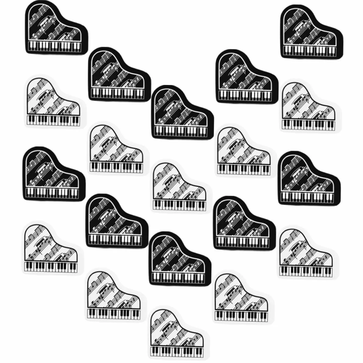 VILLCASE 5 Set Gomma Cartoleria Gomme Per Pianoforte Pennarelli Per Lavagna Bianca Piccole Gomme Alla Rinfusa Piccole Da Matita Pennarelli Cancellabili A Secco 20 Pezzi * 5