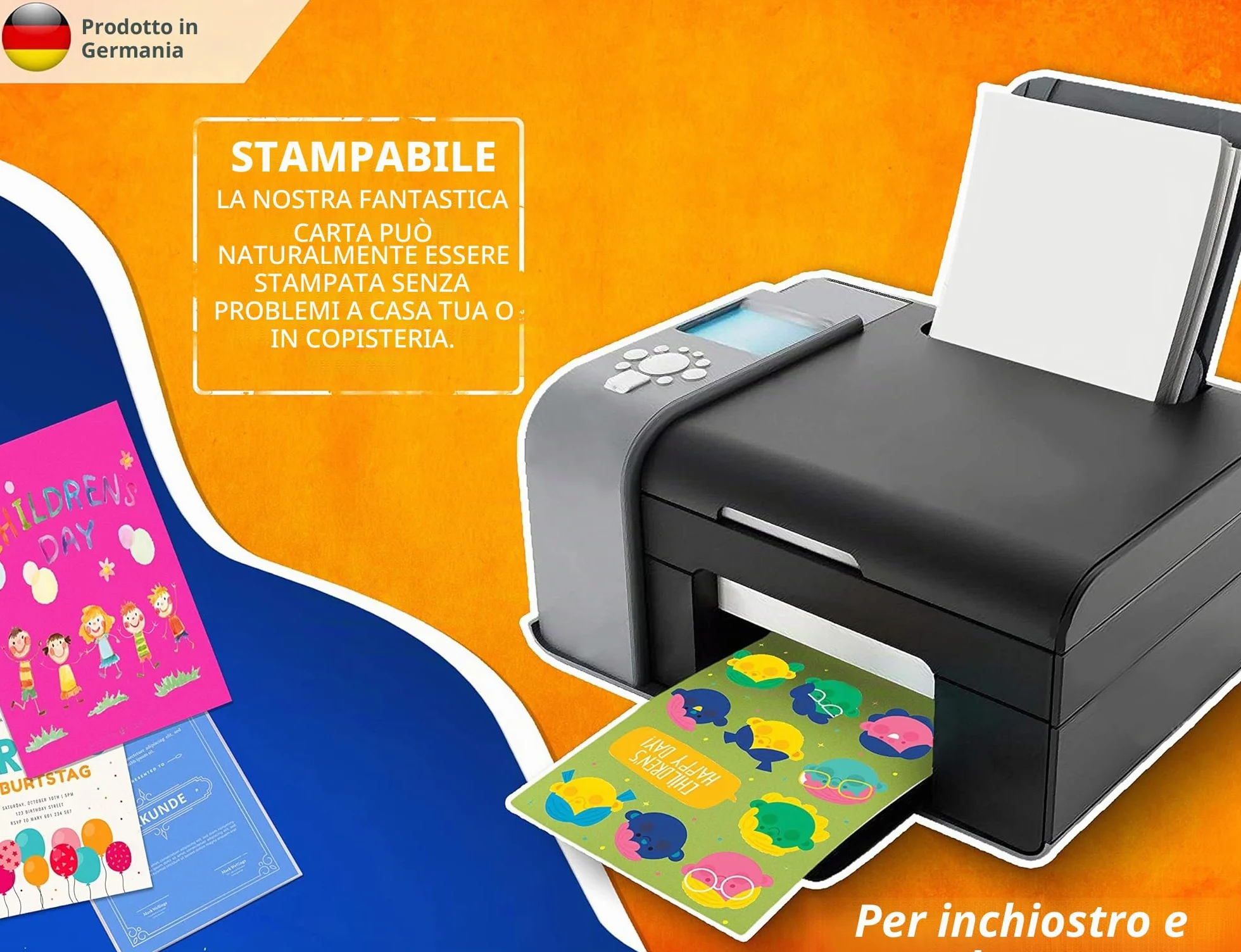 Carta per stampante A3 160g 29,7x42cm bianco puro spessa per disegno fotografia presentazioni poster