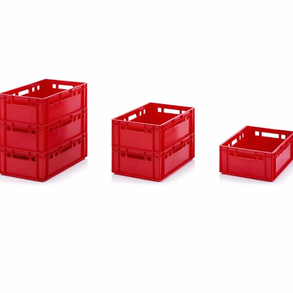 Cassetta in plastica HDPE per carne 40 Lt 600x400x200 mm omologata DIN 55423