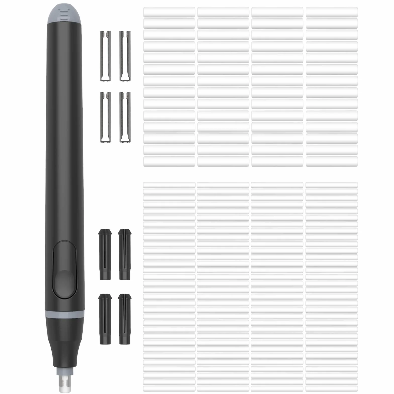 Gomma Elettrica Automatica a Batteria 220 Gomme Ricambio 2.3mm 5mm Nero