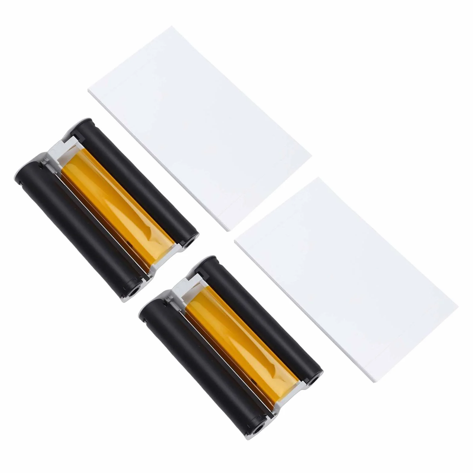 Hyuduo Stampante Fotografica Combinata da 2 Pacchi, 80 Fogli di Carta Fotografica Lucida 4x6 e 2 Nastri, Resistente Alle Sbavature Impermeabile Ad Asciugatura Rapida, Compatibile con