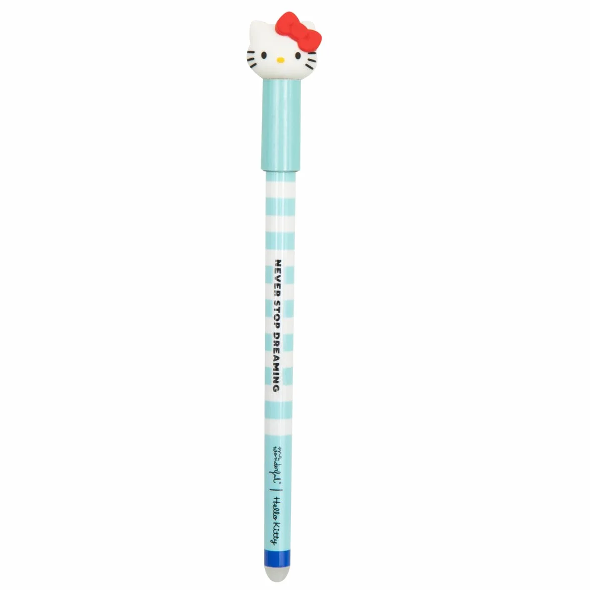 Mr. Wonderful Penna cancellabile Bo-Bo Hello Kitty Never stop dreaming blu a sfera