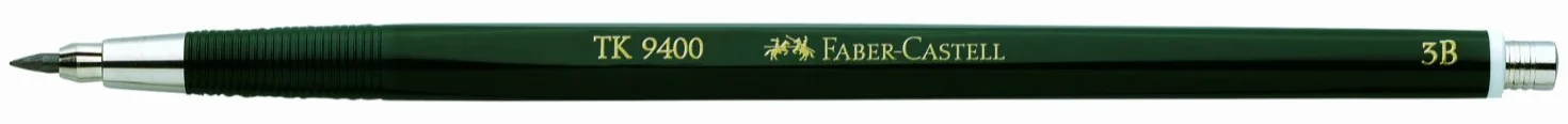 Faber-Castell TK 9400 Matita a scatto 2 mm 3B Verde