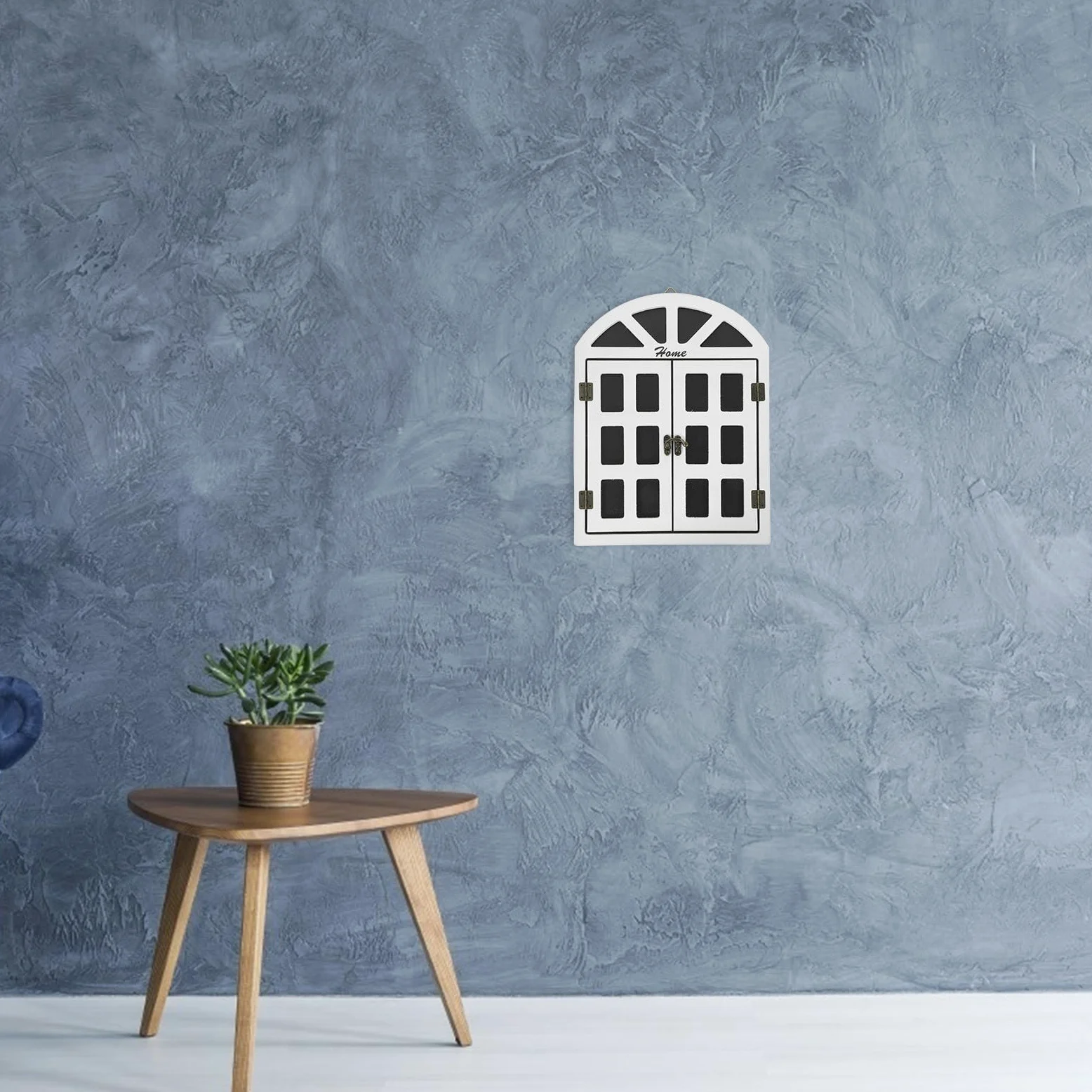 HANABASS Lavagna in Legno a Forma di Finestra Decorativa da Parete, Bacheca Multifunzionale per Messaggi, Ornamento Retrò per Casa, Ufficio e Negozi, Lavagna Bordi Lisci, Piccola e Appesa