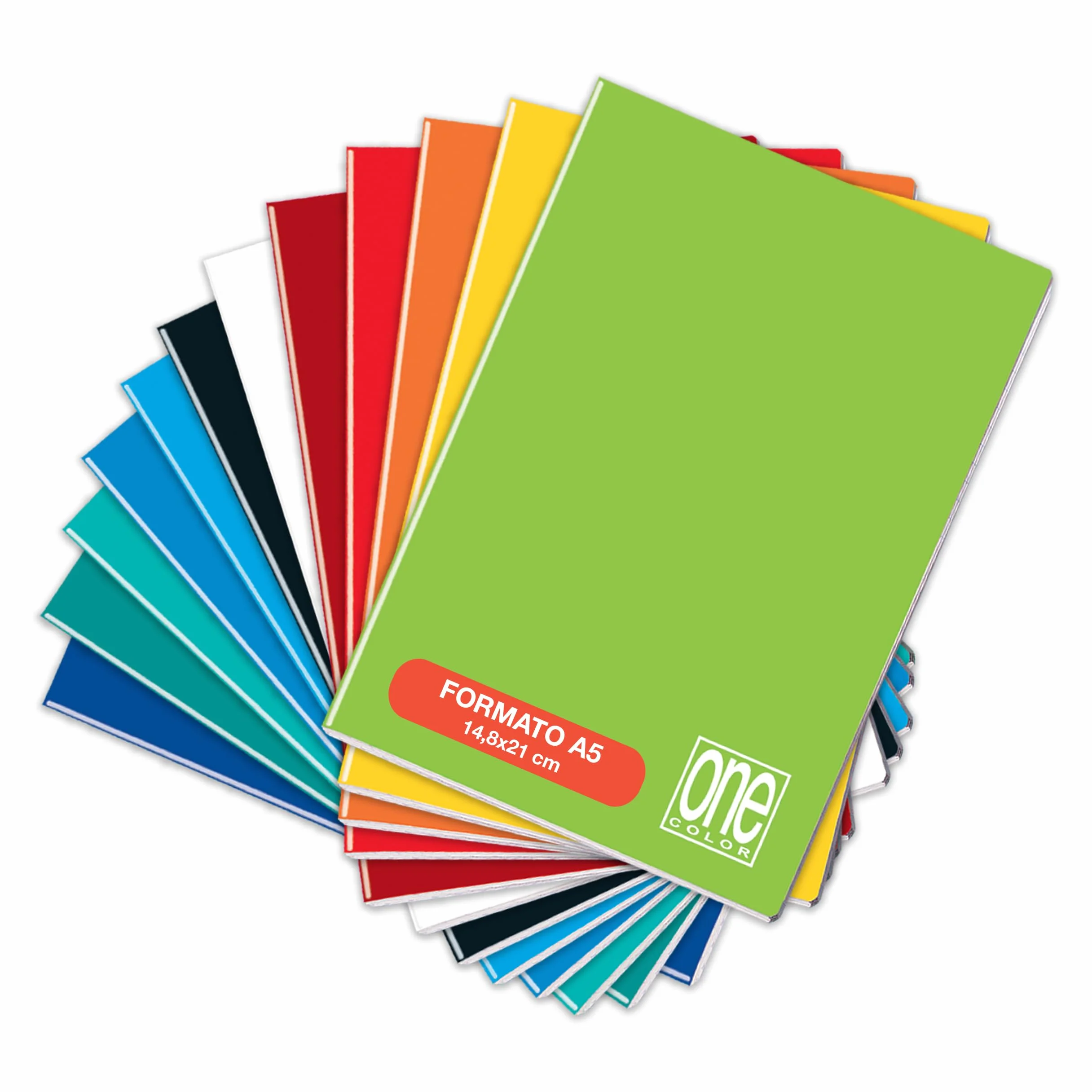 Blasetti Quaderno A5 14,8x21 cm Rigatura BCO Bianco Carta 80 gr Confezione 10 pezzi