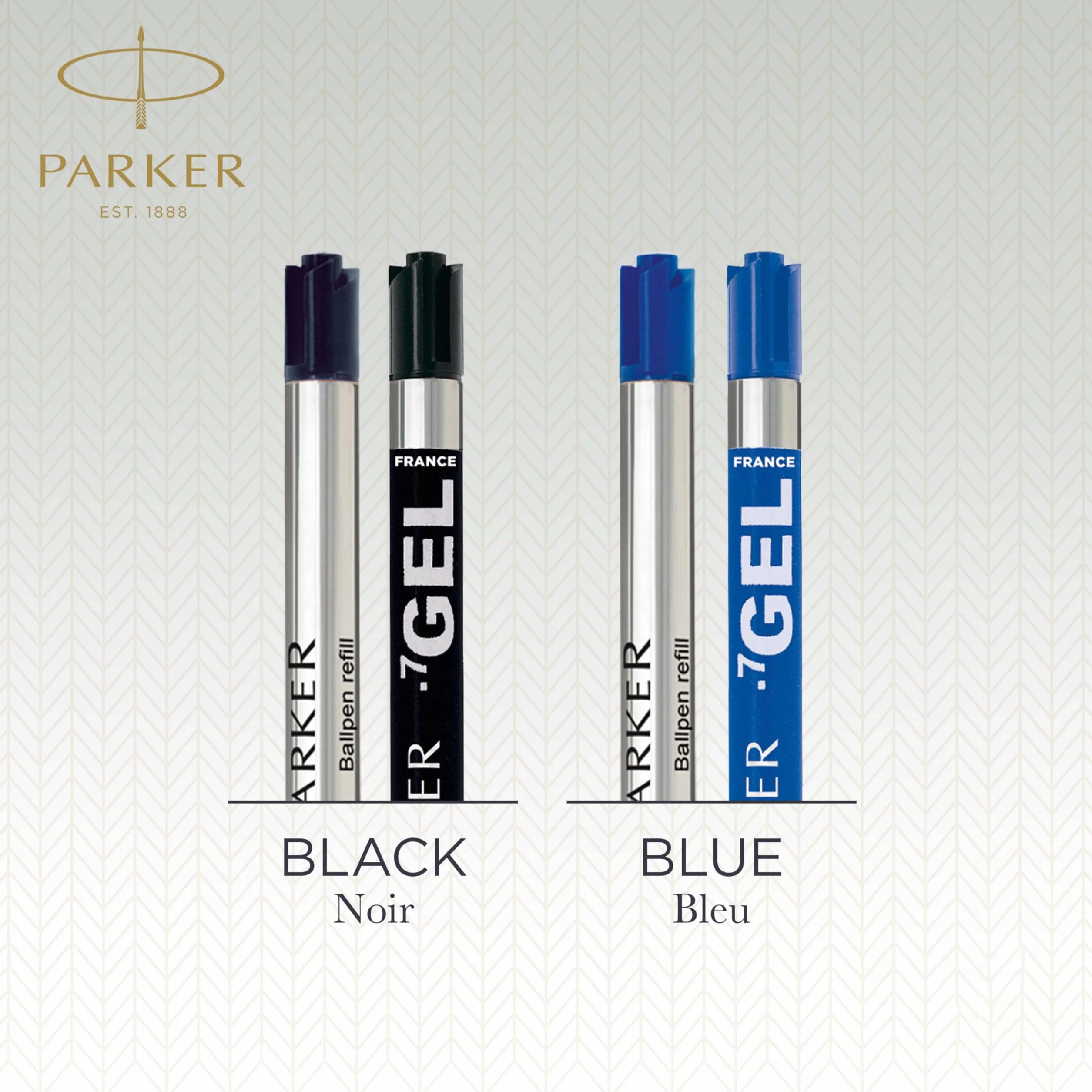 Parker Jotter London Refills Discovery Pack: 6 ricariche Quinkflow e gel per penne a sfera