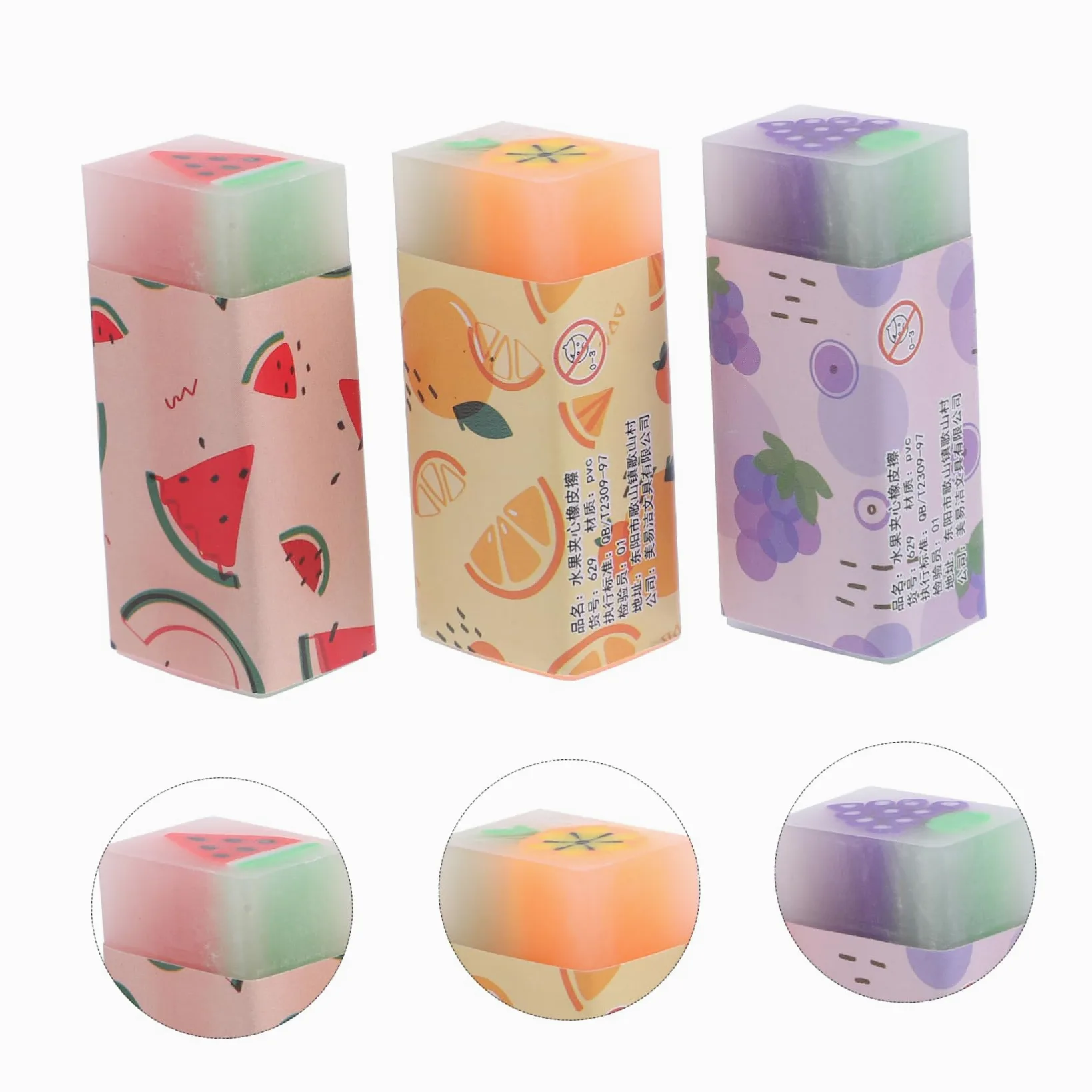 Gomme per Matite alla Frutta 36 Pezzi in Gomma per Bambini | Decorazioni Scuola, Cancellano gli Errori Praticità, Forme Adorabili per Premi e Cancelleria Cute
