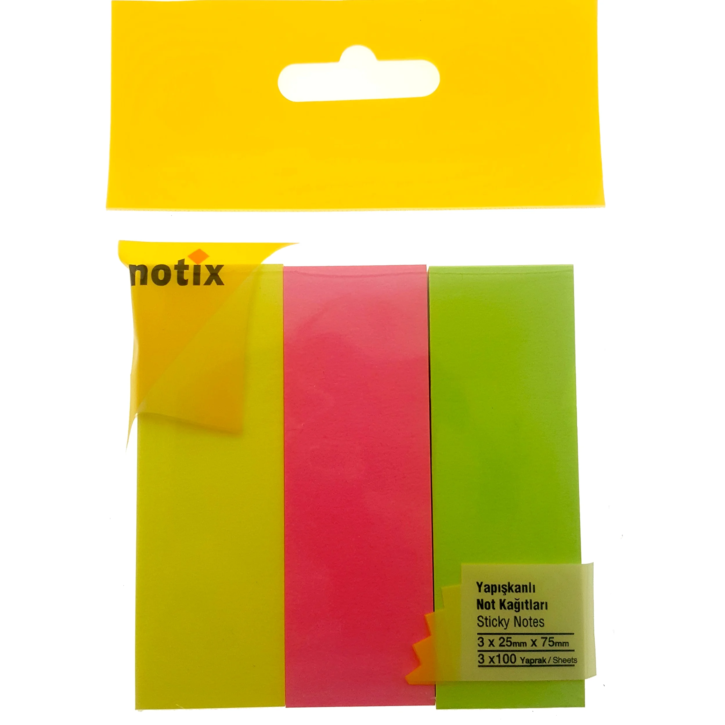 Notıx Divisore di carta 3 colori x 100Yp da appendere