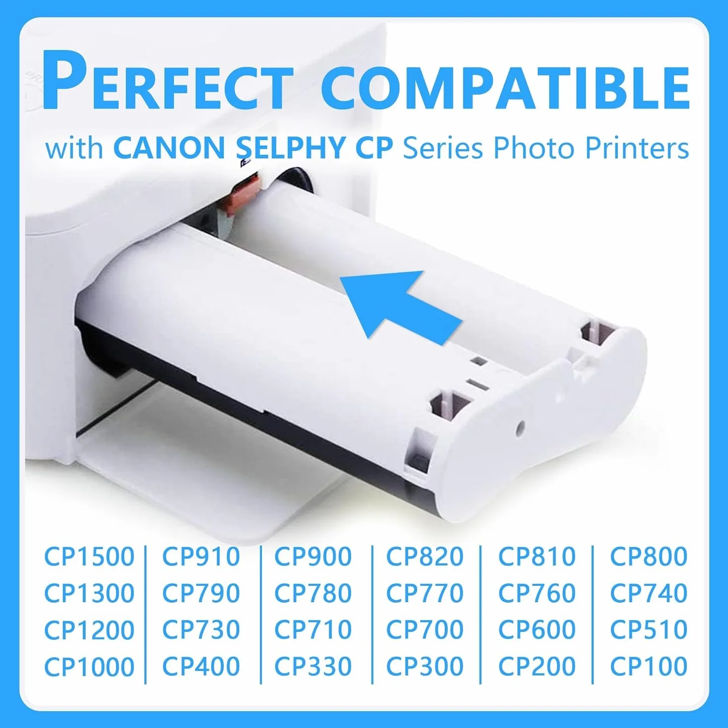 Carta Fotografica Canon Selphy CP1500 CP1300 100x148mm KP-108IN 3 Cartucce 108 Carta
