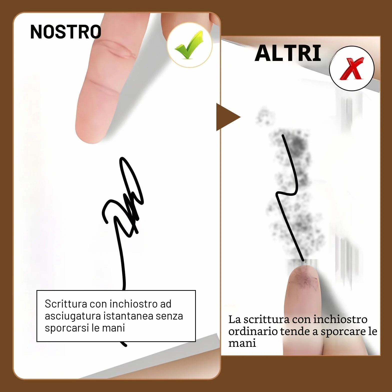 Ricariche inchiostro gel nero 0,5 mm spessore 11 cm compatibili penne a sfera a pressione