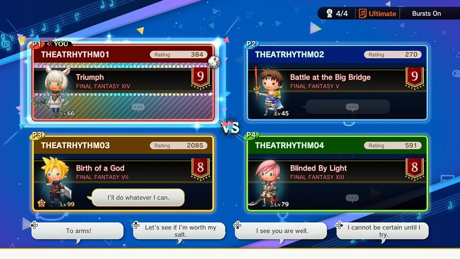 Square Enix Theatrhythm Final Bar Line