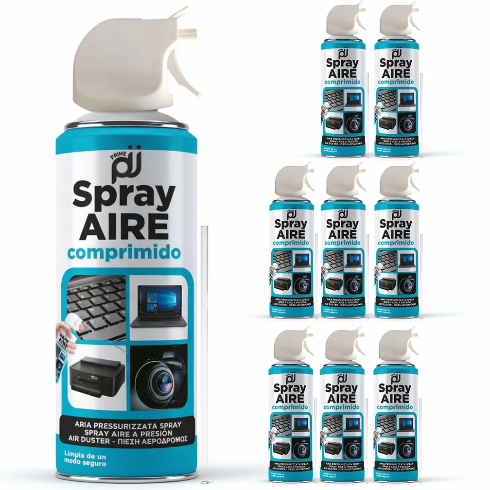 Spray ad aria compressa a base di gas per la pulizia di materiale elettronico, 400 ml (9)