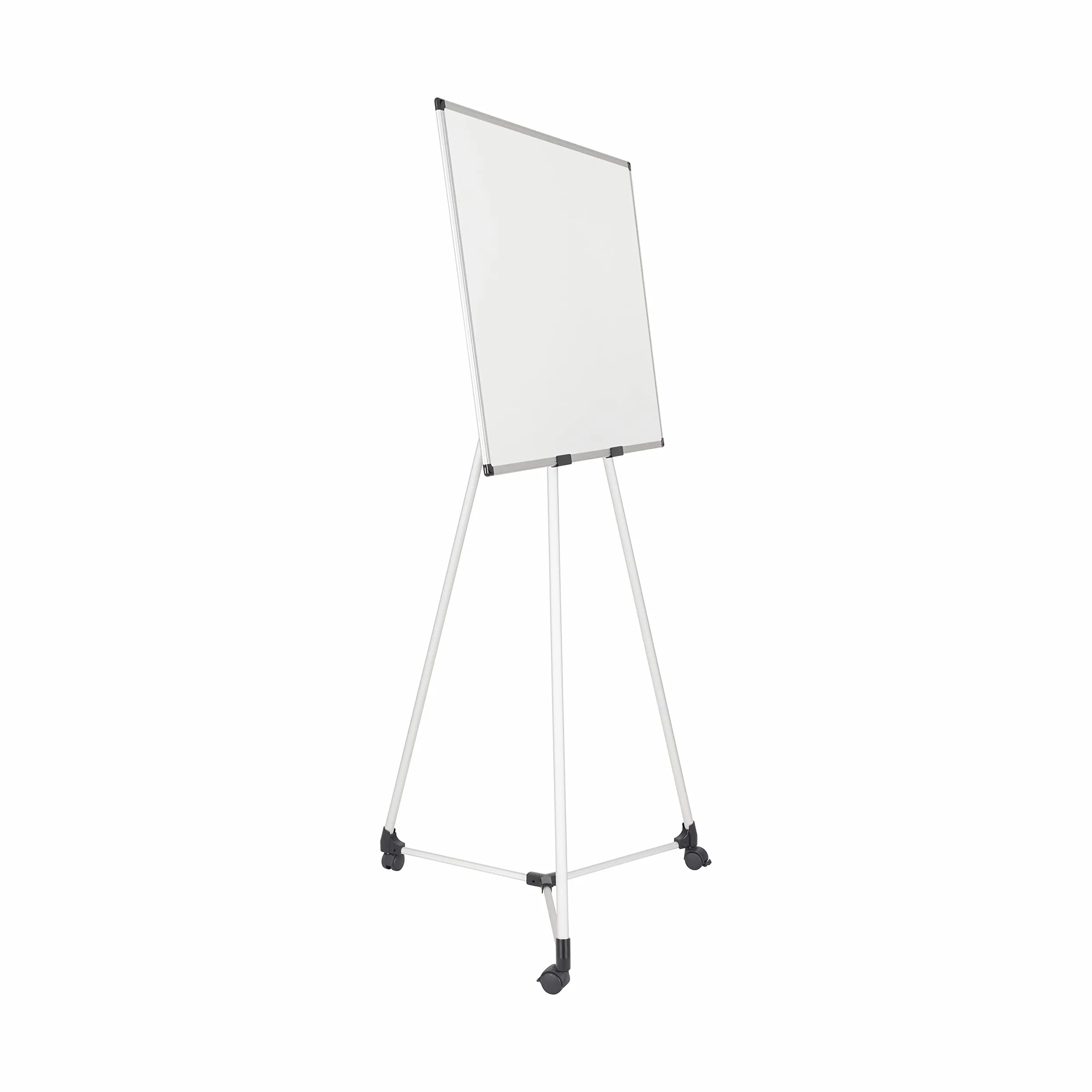 Bi-Office Earth Kyoto Lavagna Portablocco Treppiede, Superficie In Acciaio Laccato Magnetico, 70 x 100 cm (formato Euro), Superficie Cancellabile A Secco, Cornice In Alluminio