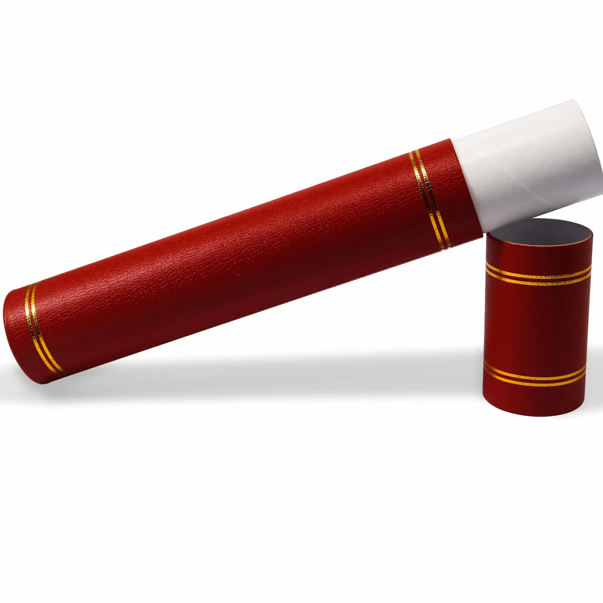 GraduationMall Porta Rotolo di Certificato Diploma Laurea Tubo A4 Rosso
