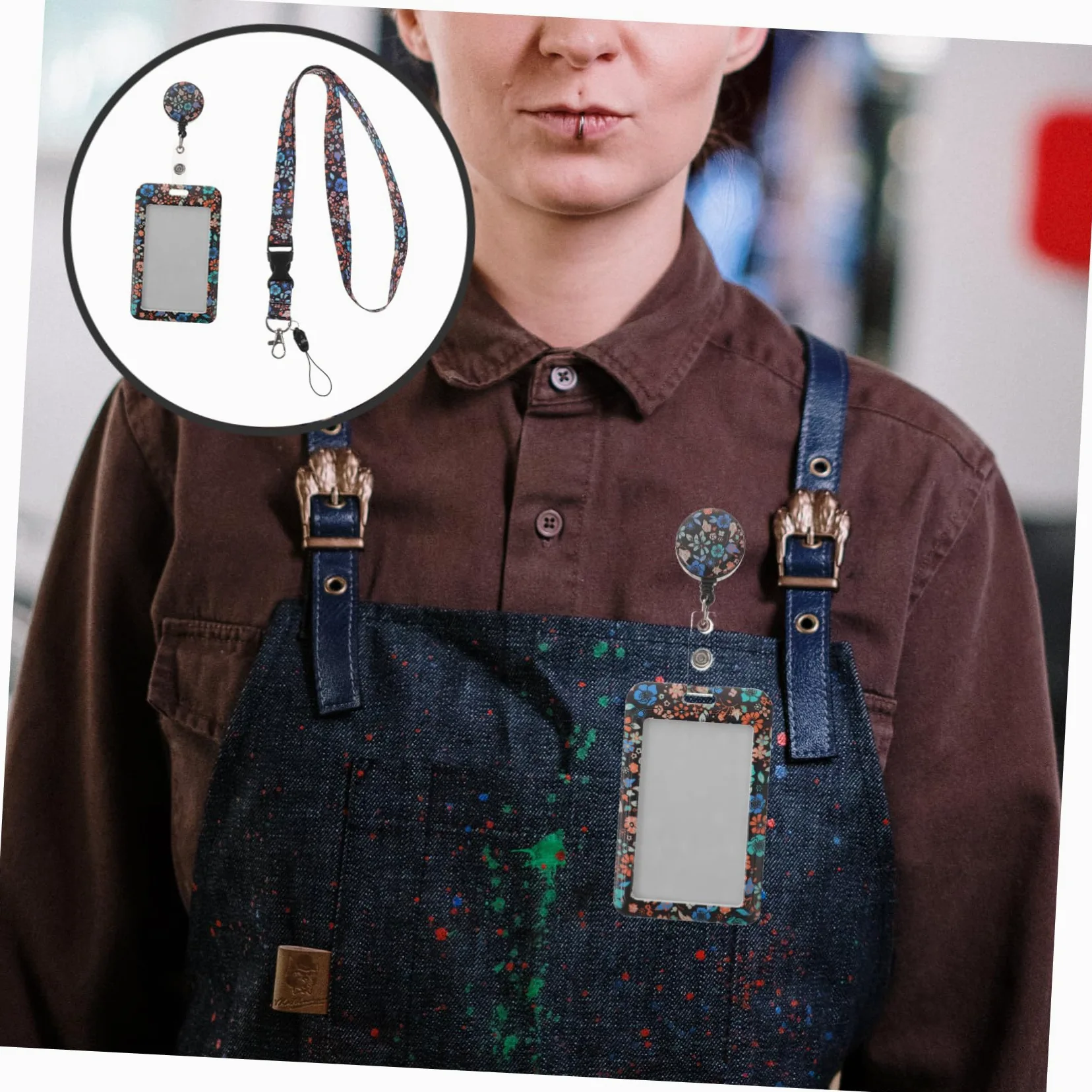 STOBOK 4sets Portabadge Con Laccetto Per Identificativi e Holder Per Insegnanti e Studenti Custodia Per Badge e Scuola