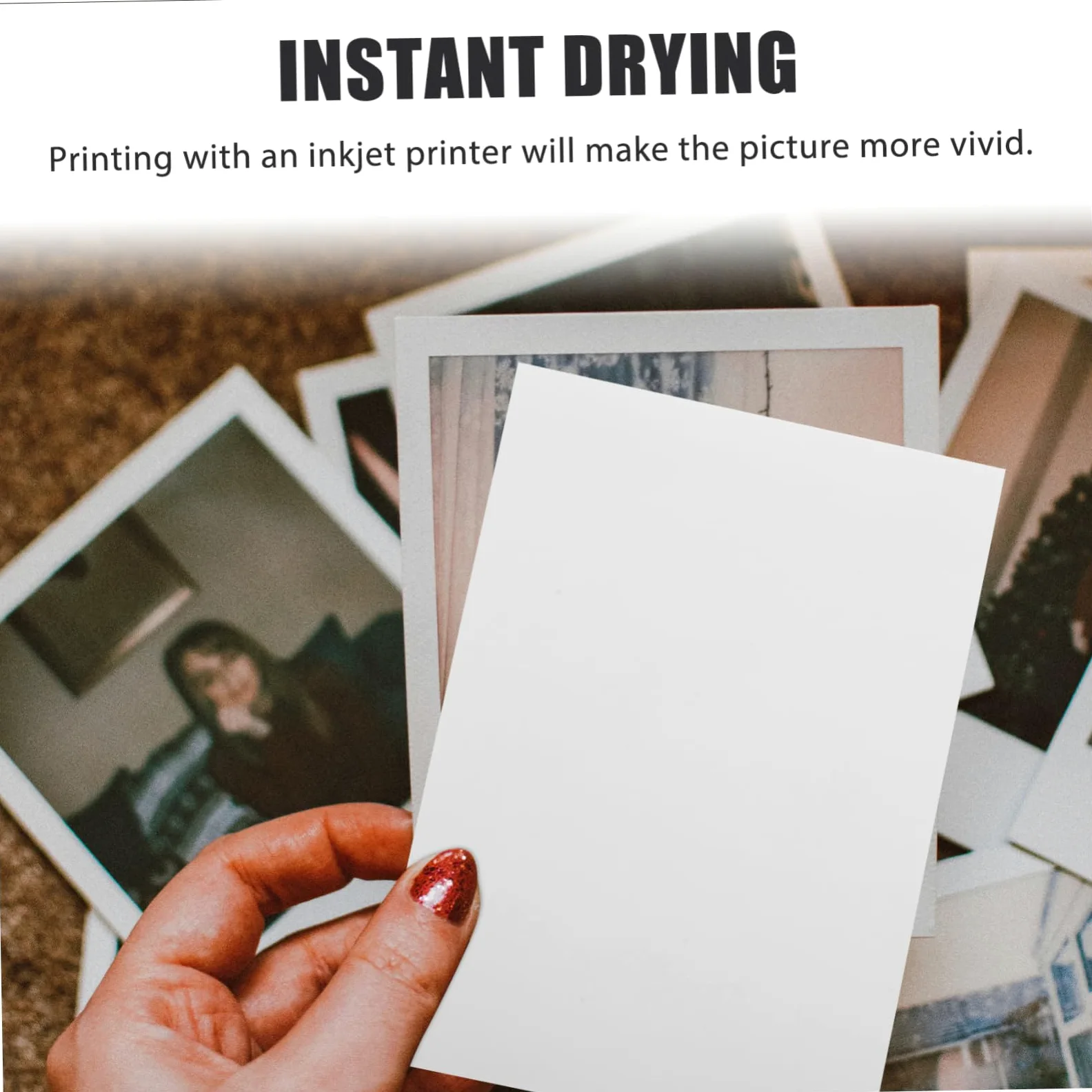 Veemoon 4 Set Carta Fotografica Foto Alto Lucido Colore Carte Fotografiche Stampa Di Carte Fotografiche Documenti Della Stampante Album Immagini Foto Lucida Bianca Carta 100 Fogli*4