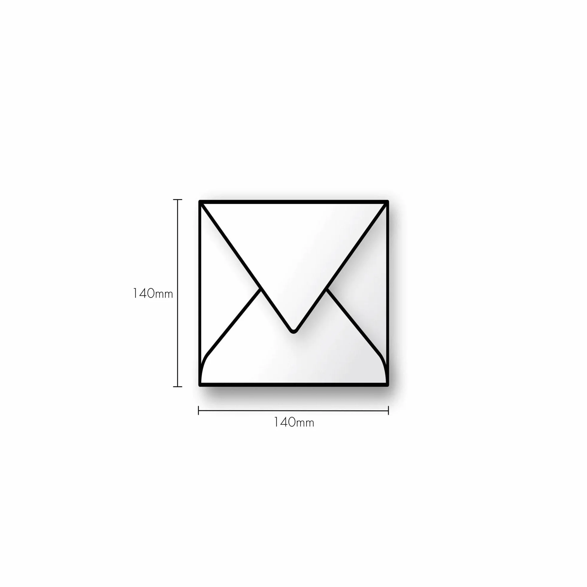 Clairefontaine Koperty Samoprzylepne 20szt 14x14cm 120g/m² Kraft