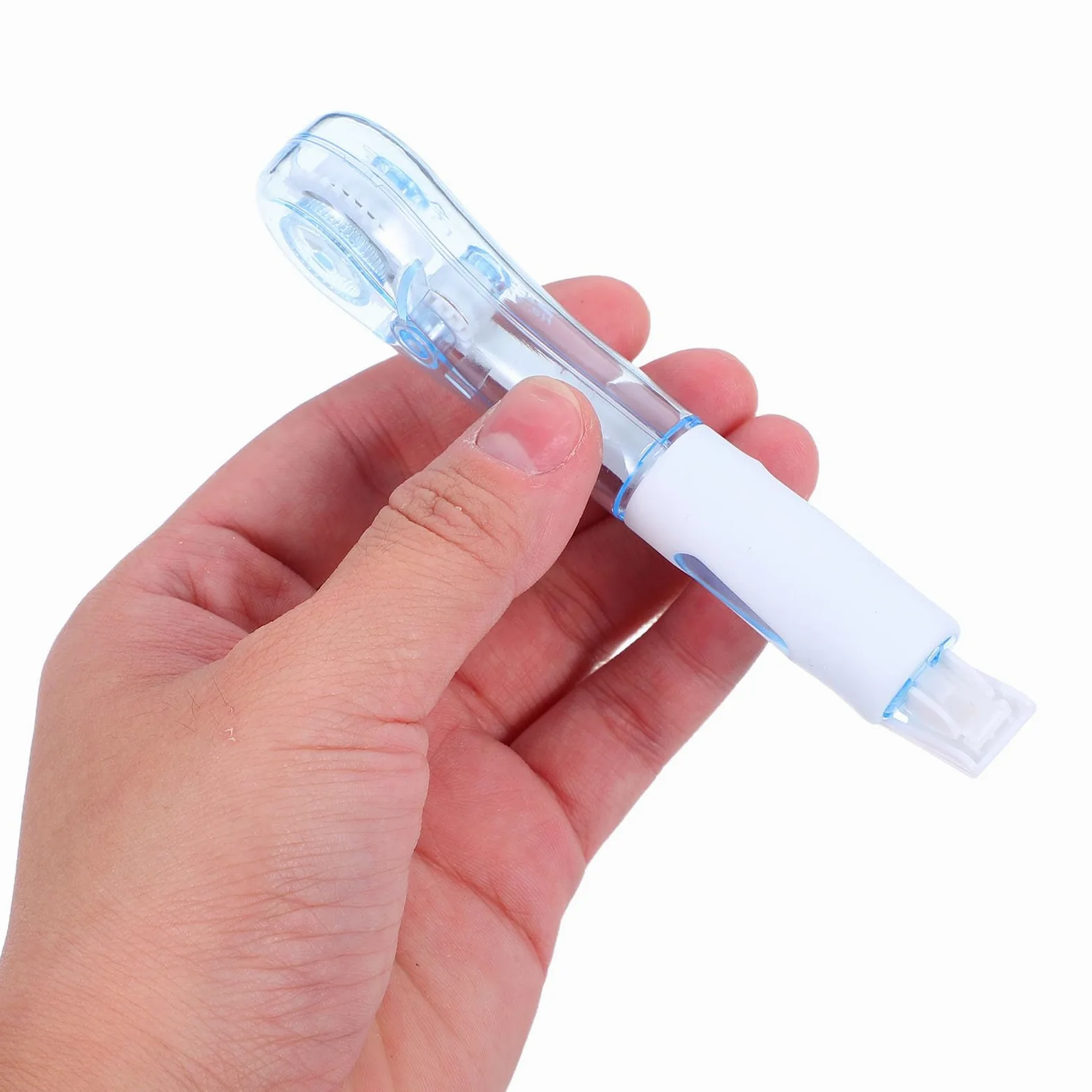Veemoon 9 pezzi di nastro correttore bianco per la scuola | Nastro adesivo resistente agli strappi, copre istantaneamente gli errori, 6 metri di copertura per rotolo, dispenser