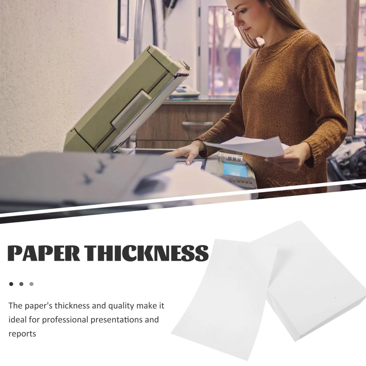 500fogli Carta Bianca per Stampante Spessa Qualità per Stampa Fronte-retro Presentazioni Report e Progetti Te Multiuso per Ufficio e Artigianato