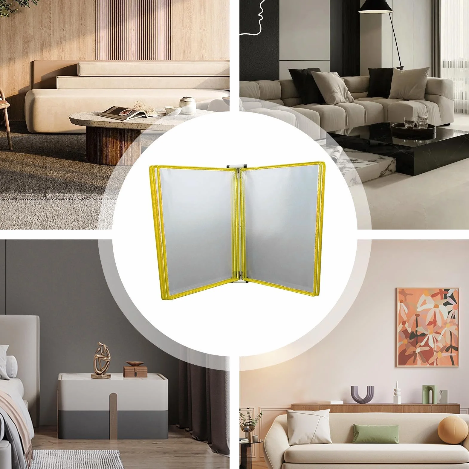 Organizer A Parete Per Riferimenti Supporto Magnetico Certificati | Espositore a parete per ricette Per Negozi, Menù, Ricette, A4, Poster, Ufficio, Aula, Lavoro, Insegnanti, Cantiere,